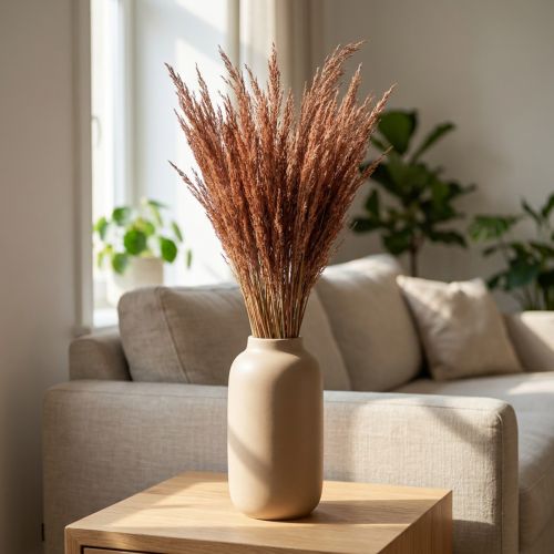 Getrocknetes Straußgras Agrostis Capillaris Rotbraun 65–70 cm 80 g | Floristik24.ch