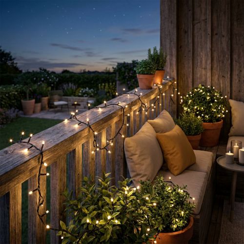 LED Reislichterkette 40 LEDs 3m für Innen und Aussen warmweiss | Floristik24.ch