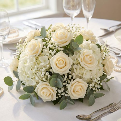 Foam Rose Ø3,5cm Creme 48 St | Floristik24.ch