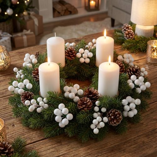 Spiegelbeeren Ø2cm Weiß matt, glänzend 140St | Floristik24.ch