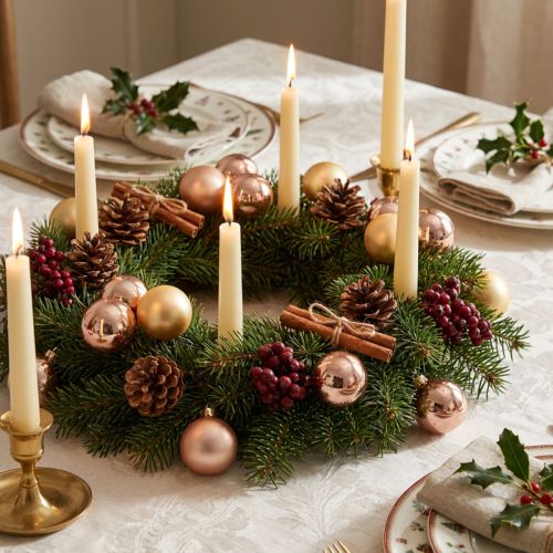 Weihnachtskugeln Mini Glas Ø4cm Roségold und Gold 32 Stück | Floristik24.ch