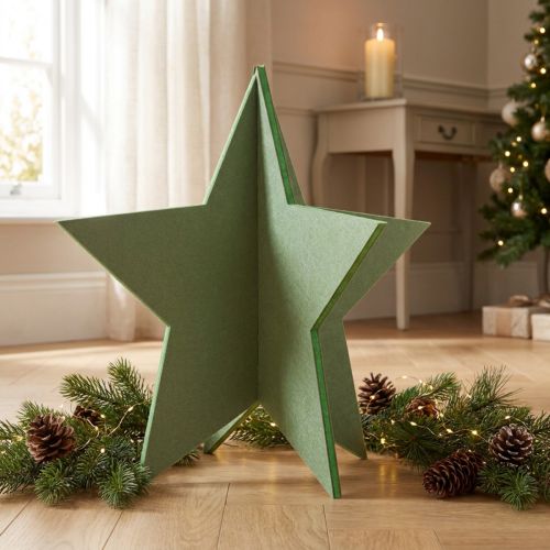 Filzstern grün H62cm zum Stellen für Weihnachtsdeko | Floristik24.ch
