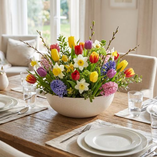 Blumenschale aus Kunststoff,
