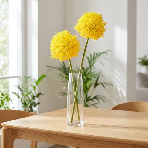 Allium Zierlauch künstlich Gelb 80cm 2 Stück | Floristik24.ch