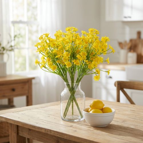 Künstlicher Kamille Blumenbund 28 cm Gelb 3 Stück | Floristik24.ch