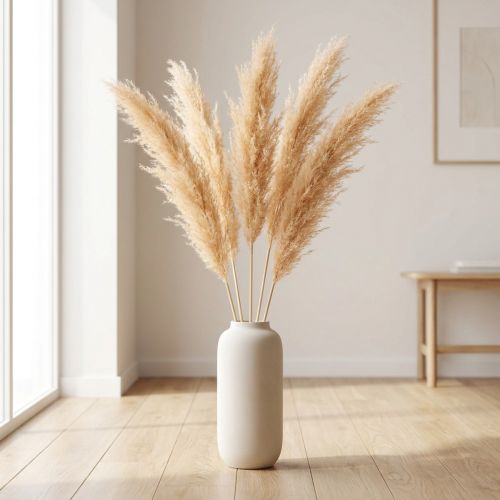 Asparagus Trockengras Zierspargel Apricot Bund 90cm 5 Stück – Dekoration und Trockenblumen | Floristik24.ch