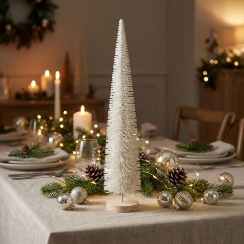 Deko Tannenbaum künstlich 60cm Weissgrau Innenbereich | Floristik24.ch