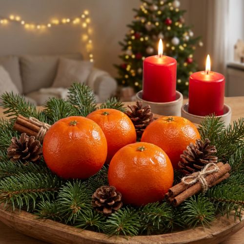 Realistische Dekorationsorange