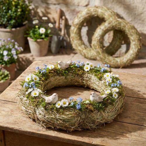 Heukränze aus Naturmaterial Ø 31-32 cm 5er Set für Tisch- und Wanddekoration | Floristik24.ch