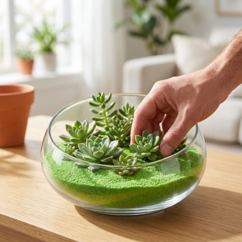 Grüner Dekosand aus Stein 0,1–0,5 mm 2 kg für Innen- und Aussendekoration | Floristik24.ch