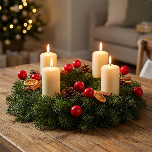 Künstliche Mini-Weihnachtskugeln Rote Beeren Ø 1,5-2 cm 48 Stück | Floristik24.ch