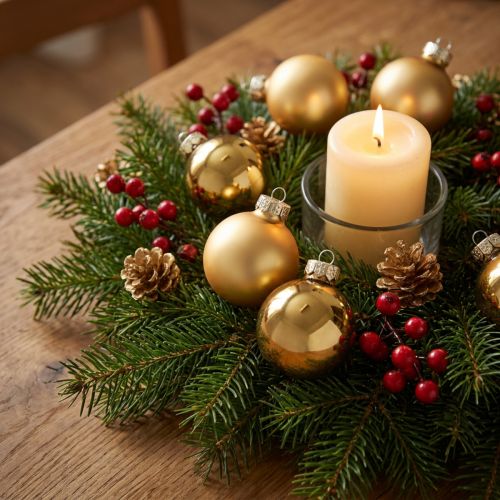 Mini Weihnachtskugeln Glas Gold Matt und Glanz Ø 3 cm 22 Stück | Floristik24.ch