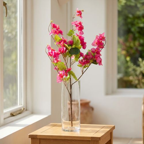 Künstlicher Bougainvillea-Zweig 100 cm Pink Grün für saisonale Dekoration | Floristik24.ch