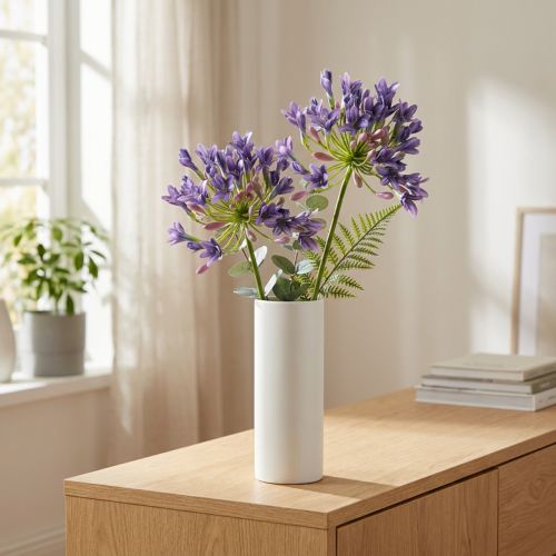 Artikel Agapanthus Kunstblumen Lila 75 cm 2er-Set