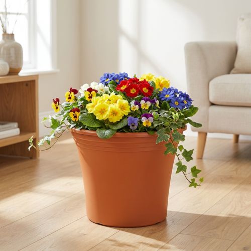 Blumentopf Irys Kunststoff Terrakotta Ø38cm H31cm | Floristik24.ch