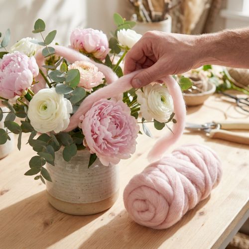 Lunte Rosa Wolllunte