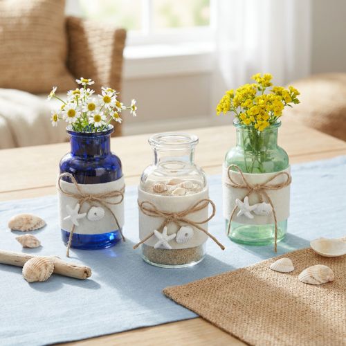Maritime Flaschenvasen Glas