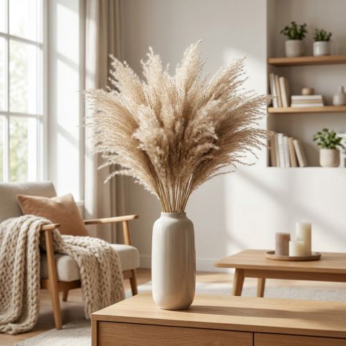 Trockengras Miscanthus 75cm Naturfarbe 100 Stück Dekobund | Floristik24.ch
