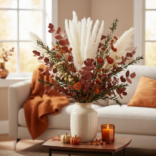 Artikel Pampasgras Trockenblumen 70 cm gebleicht Creme 15 Stiele