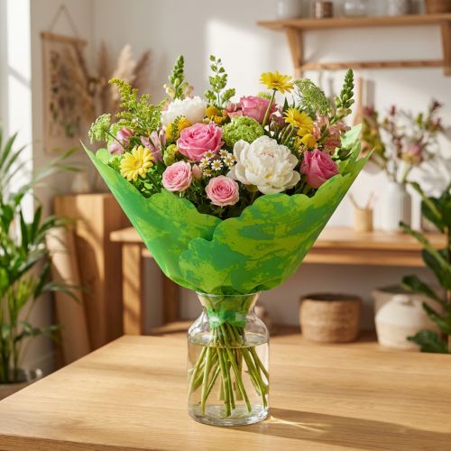 Rondella-Manschetten Ø48cm Apfelgrün 50St | Floristik24.ch