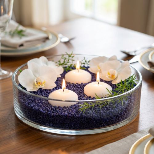 Dekogranulat aus Marmor Violett 2–3mm 2kg für Innen- und Tischdekoration | Floristik24.ch