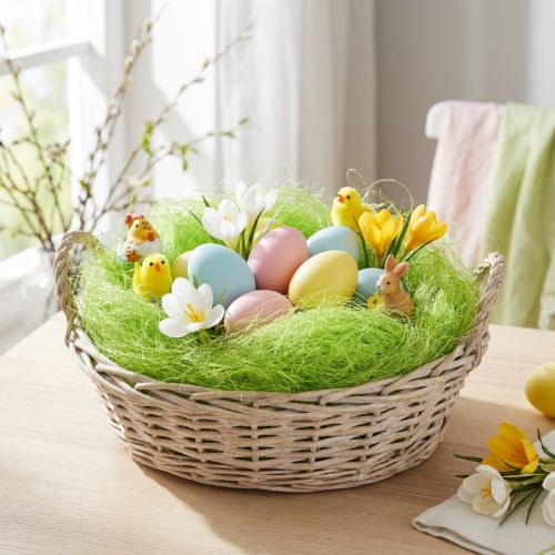 Sisal-Dekofaser Frühlingsgrün 300g für Bastel- und Dekorationsprojekte | Floristik24.ch