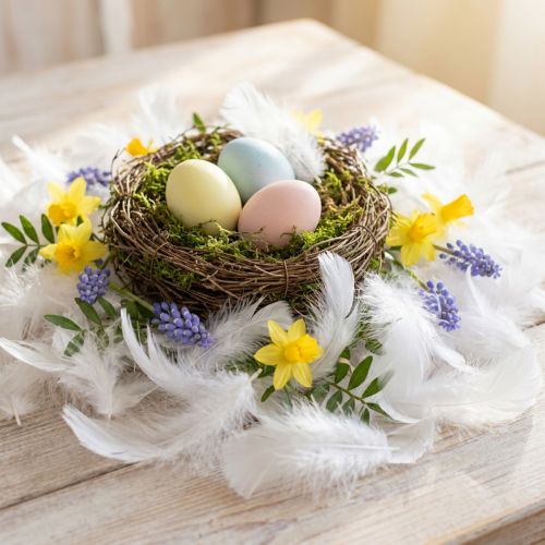 Weisse Vogelfedern 20g zum Basteln und Dekorieren, 6–12 cm | Floristik24.ch