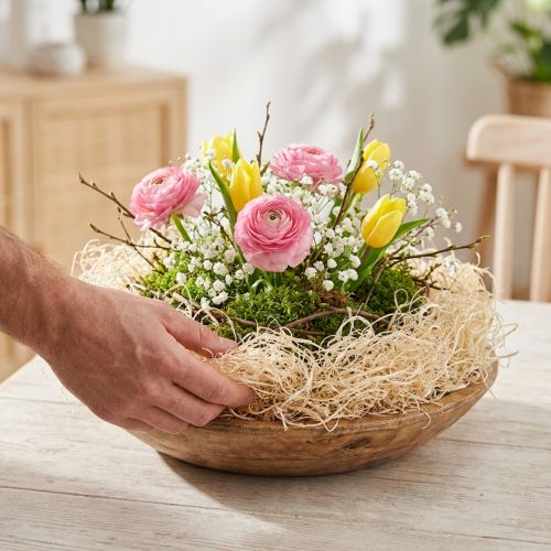 Gebleichte Tamarindenfaser 500g - Naturmaterial für Dekoration | Floristik24.ch