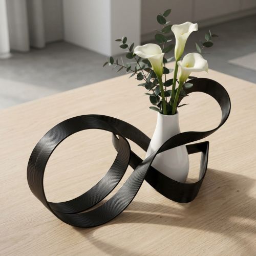 Artikel Aluminium Flachdraht Schwarz 5mm x 10m für Dekoration und Bastelarbeiten