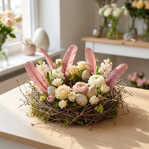 Deko Vogelfedern Altrosa 20g – Bastelmaterial für Frühlingsdeko | Floristik24.ch