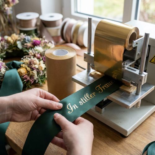 Artikel Prägefolie Gold 120mm x 50m für Prägearbeiten und Dekoration
