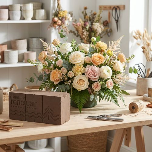Artikel Oasis Renewal Steckschaum Braun 23 x 11 x 7,5 cm 1 Stück