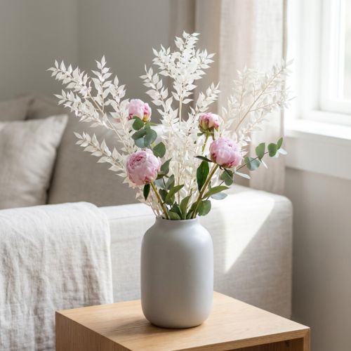 Ruscus Zweige Dekozweige Trockenblumen gebleicht 10 St | Floristik24.ch