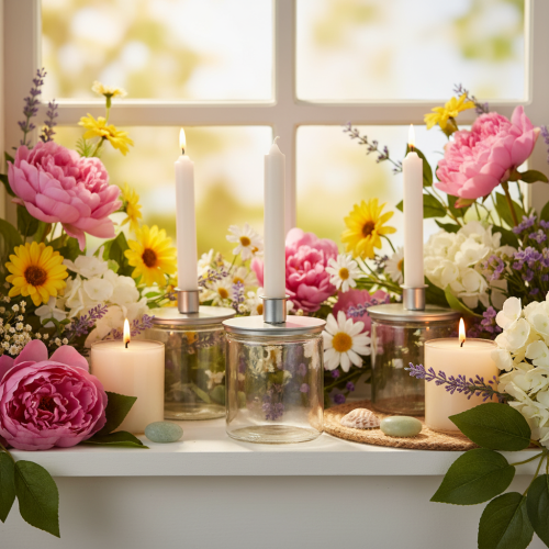 Glaszylinder Vase transparent 10cm 3er-Set für Innenbereiche | Floristik24.ch