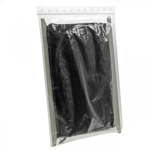 Artikel Fransenband Schwarz 4cm, Kordonettborte, Deko Fransen Lurex 25m