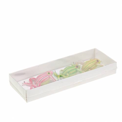 Artikel Deko-Frösche mit Draht 7cm 3St sortiert