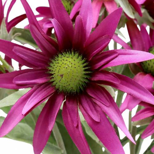 Floristik24 Echinacea Blüte künstlich Erika 45cm 3St