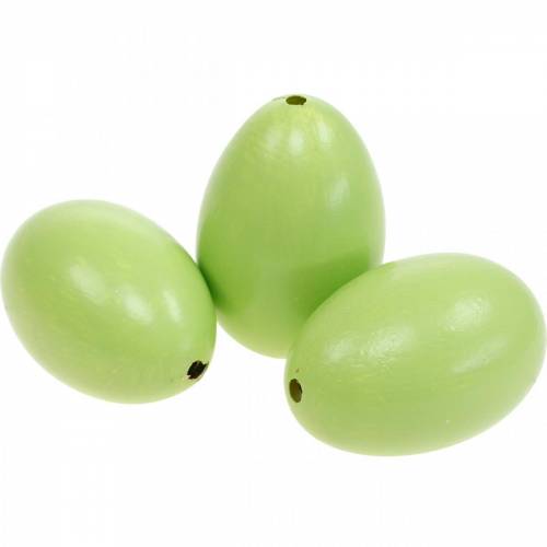 Floristik24 Gänseeier Pastellgrün Ausgeblasene Eier Osterdeko 12 St