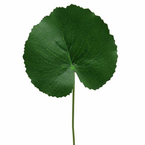 Bronzeblatt Galax künstlich Grün Ø9cm H30cm 12St