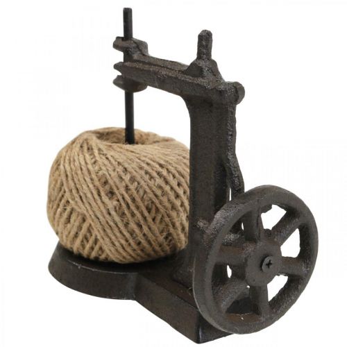 Floristik24 Garnhalter Deko Nähmaschine Gusseisen 17x10x5cm