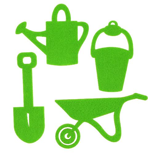 Gartengeräte Filz Grün 24 St