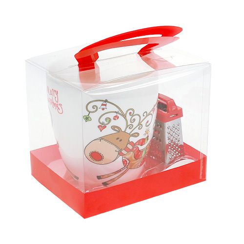 Floristik24 Geschenk Tasse mit Rentier 1St