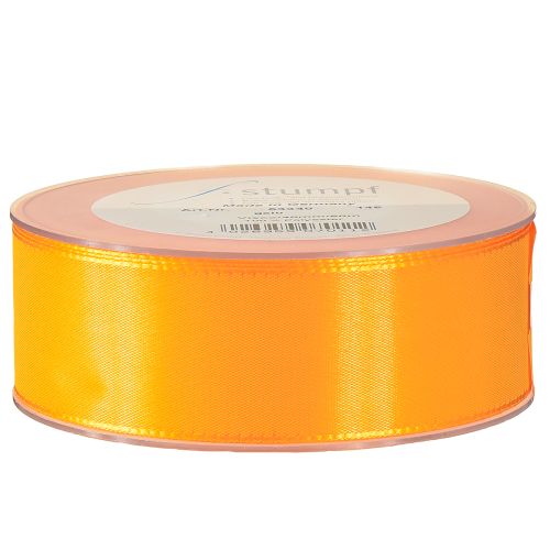 Artikel Geschenkband Dekorationsband Orange Seidenband 40mm 50m