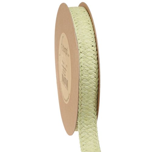 Geschenkband Papier Grün Geflochtenes Band 20mm 10m