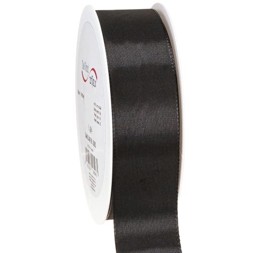 Floristik24 Geschenkband Schwarz Trauerflor Dekoband 40mm 50m