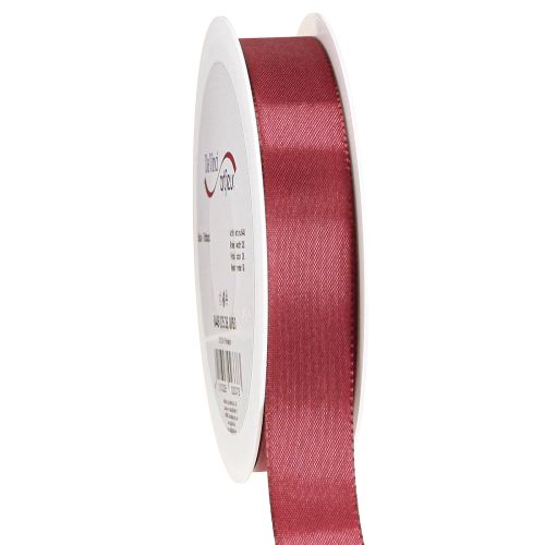 Geschenkband Taftband Dekoband Bordeaux 25mm 50m