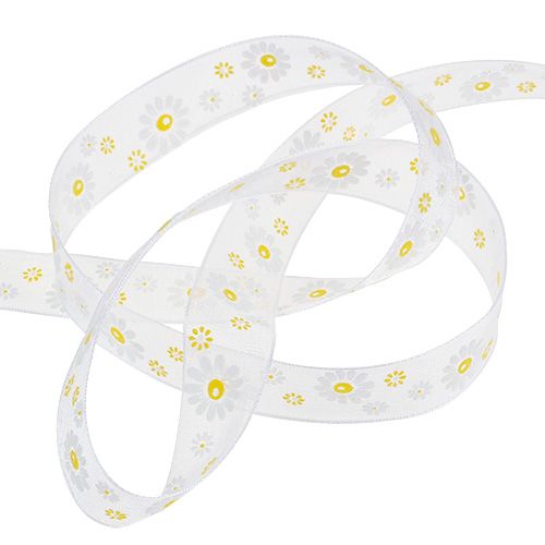 Geschenkband Weiß 20mm 20m | Floristik24.ch
