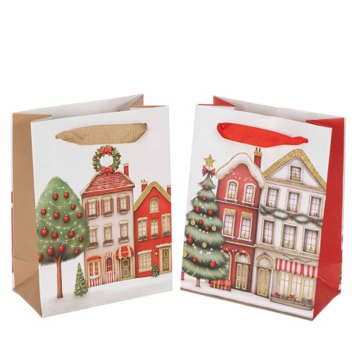 ProductNameWeihnachtliche Geschenktüten mit Häusern und Tannenbaum, 16 cm, 2 Stück/ProductName
ProductDescription<h2>Weihnachtliche Geschenktüten für kleine Geschenke</h2>
<p>Diese weihnachtlichen Geschenktüten sind eine praktische Verpackung für kleine P