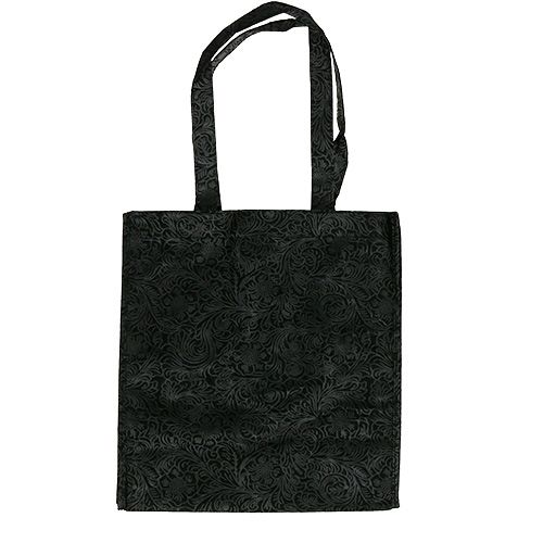 Floristik24 Geschenktasche Schwarz 30cm x 33cm 1St