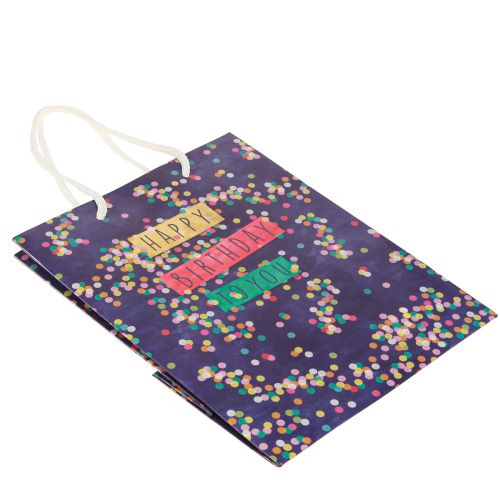 Artikel Geschenktüte Geburtstag „Happy Birthday“ Papier 18×10×23cm 2St